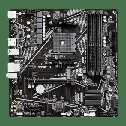 Imagem de Placa Mãe Gigabyte B550m K, Am4 4xDDR4(máx128GB)