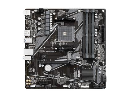 Imagem de Placa-mãe GIGABYTE B550M K AM4 AMD B550 Micro-ATX com Dual M.2