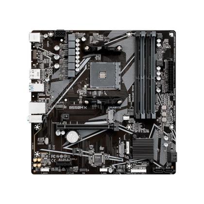 Imagem de Placa Mãe Gigabyte B550M K , AMD AM4, Micro ATX, 4xDDR4 - 9MB55MK-00-10