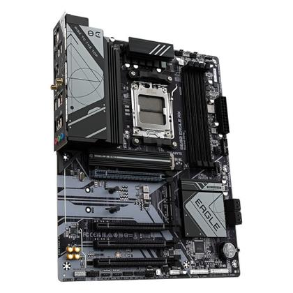 Imagem de Placa Mãe Gigabyte B650 Eagle AX, AMD AM5, ATX, DDR5, LED RGB, Wi-Fi 6E, Bluetooth, Preto - 9MB65EGX-00-10