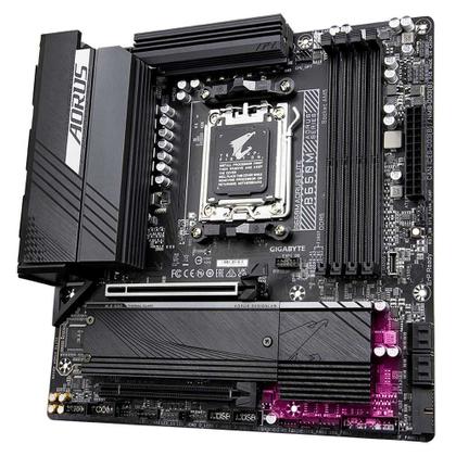 Imagem de Placa Mãe Gigabyte B650M AORUS ELITE AMD AM5 Chipset B650 4xDDR5 mATX