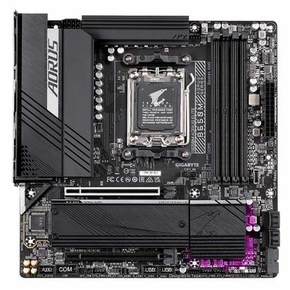 Imagem de Placa Mãe Gigabyte B650M AORUS ELITE AMD AM5 Chipset B650 4xDDR5 mATX