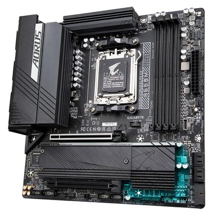 Imagem de Placa-mãe GIGABYTE B650M AORUS Elite AX 1.0 AMD AM5 ATX