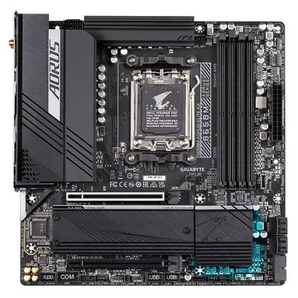 Imagem de Placa-mãe GIGABYTE B650M AORUS Elite AX 1.0 AMD AM5 ATX