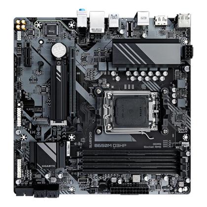 Imagem de Placa-Mãe Gigabyte B650M D3HP, AMD AM5, Micro ATX, DDR5, Preto - B650M D3HP