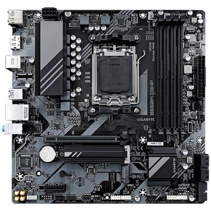 Imagem de Placa Mãe Gigabyte B650M D3HP, Socket AMD AM5, DDR5, Chipset B650, M.2 NVMe, USB 3.2, HDMI/Display Port - Micro ATX