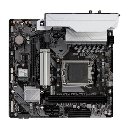 Imagem de Placa-Mãe Gigabyte B650M Gaming Rev.1.0, AMD AM5, mATX, DDR5, RGB, WiFi, Preto - B650M GAMING WIFI