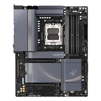 Imagem de Placa Mãe Gigabyte B850 AI TOP, AMD AM5, ATX, DDR5, RGB, Wi-Fi 7, Bluetooth, Preto - B85AT-00