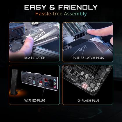 Imagem de Placa-mãe GIGABYTE B850 Gaming X WIFI6E AMD AM5 LGA 1718 ATX