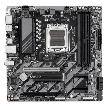 Imagem de Placa Mãe Gigabyte B850M D3HP, AMD AM5, Micro ATX, DDR5, Preto - B85MHP-00