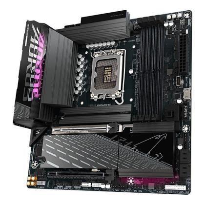 Imagem de Placa Mãe Gigabyte B860M AORUS ELITE WIFI6E, Intel, Micro ATX, DDR5, Wi-Fi 6E, Bluetooth, Preto - B86MAE6-00