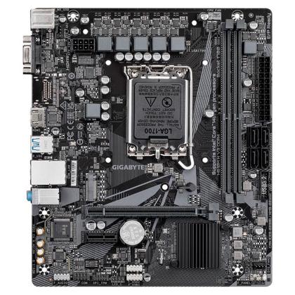 Imagem de Placa-Mãe Gigabyte H610M H V3, Intel LGA 1700, M-ATX, DDR4, M.2, Preto - H610M H V3