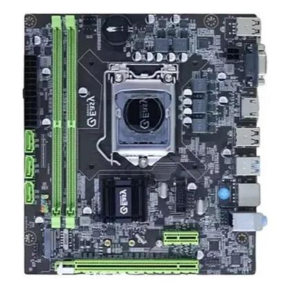 Imagem de placa mãe h110 socket 1151 ddr4 m.2 hdmi vga usb 3.0 gigabit oem 6ª 7ª geração