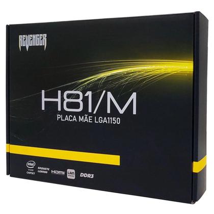 Imagem de Placa Mãe H81 Revenger Lga1150 Ddr3 Gigalan G-H81/M