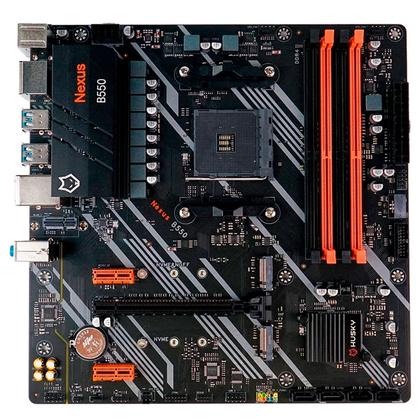 Imagem de Placa Mãe Husky Nexus B550, Socket AMD AM4, DDR4, M.2 NVMe, USB 3.0, HDMI e Display Port - HPM550