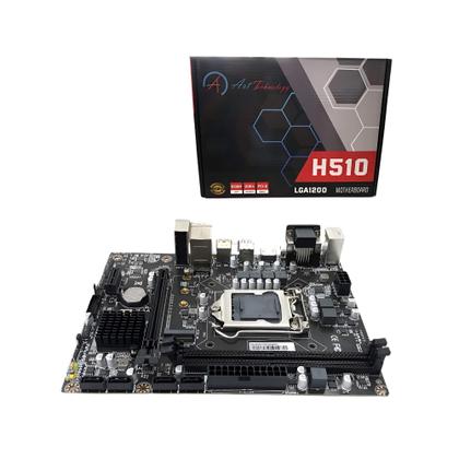 Imagem de Placa Mãe Intel H510 DDR4 100/1000 Compatível i3/i5/i7/i9 Art Technology - 246