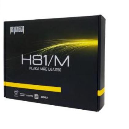 Imagem de Placa Mãe LGA1150 DDR3 240 Pinos G-H81 - Revenger - Processadores Intel