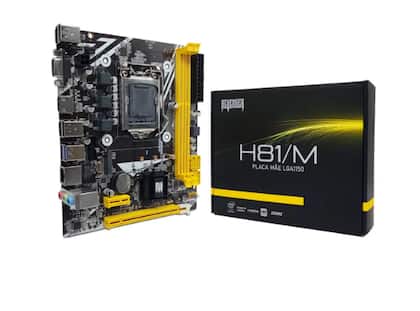 Placa Mãe LGA1150 DDR3 240 Pinos G-H81 - Revenger