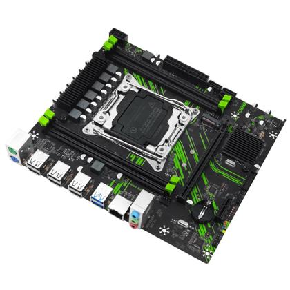 Imagem de Placa Mae Machinist Pr9 X99 Micro Atx Black Green Xeon