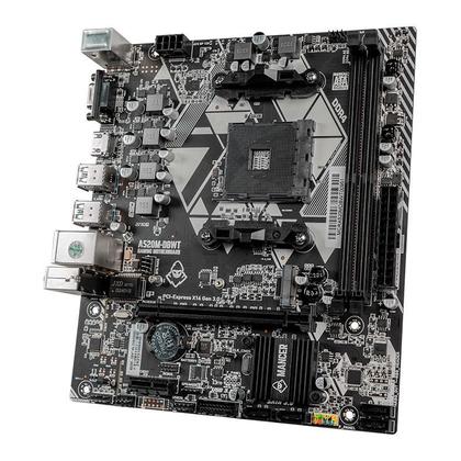 Placa Mae Mancer A520M-DBWT, Chipset AMD A520, DDR4, Socket AM4, M