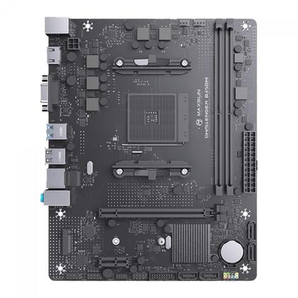 Imagem de Placa Mãe MAXSUN B450M MS-Challenger, Chipset B450, AMD AM4, mATX, DDR4, Preta