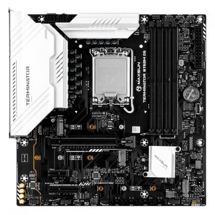 Imagem de Placa Mãe Maxsun Terminator B760M D5 WiFi, Chipset B760, Intel LGA 1700, mATX, DDR5
