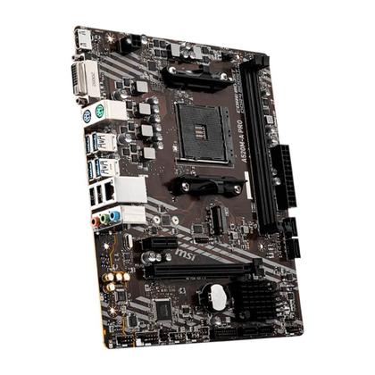 Placa-Mãe MSI A520M-A PRO, AMD AM4, mATX, DDR4, Preto - A520M-A PRO Imagem de Placa-Mãe MSI A520M-A PRO, AMD AM4, mATX, DDR4, Preto - A520M-A PRO