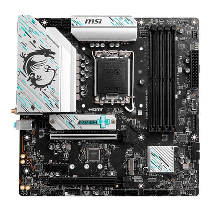 Placa-Mãe MSI B760M Gaming Plus, Intel LGA 1700, M-ATX, DDR5, Wi-Fi, Preto - B760M GAMING PLUS WIFI Imagem de Placa-Mãe MSI B760M Gaming Plus, Intel LGA 1700, M-ATX, DDR5, Wi-Fi, Preto - B760M GAMING PLUS WIFI