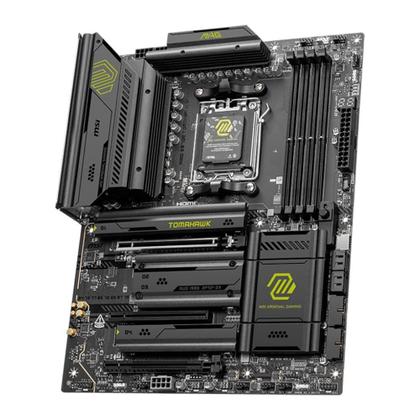 Imagem de Placa Mãe MSI MAG X870E TOMAHAWK WIFI, AMD, Socket AM5, ATX, DDR5 UDIMM, Wi-Fi 7, Preto - X870ETOMAHAWKWIFI