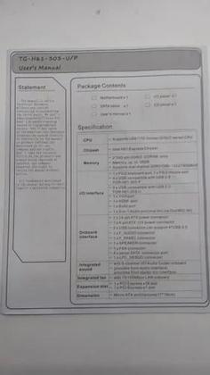 Imagem de Placa Mãe Nova Foxcomm Tg-h61-303-u/p  1155  Ddr3 + Nf