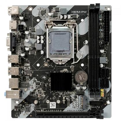 Imagem de Placa Mãe Pure Power H61M-PW, Chipset H61, Intel LGA 1155, M-ATX, DDR3, PP-MB-I61MD4