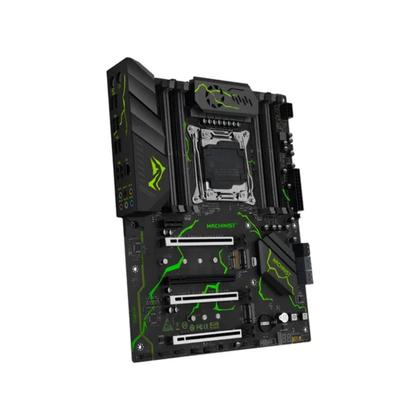 Placa Mae X99 Machinist Atx Mr9s Green Ddr4 Nvme Sata 8 Slot Verde