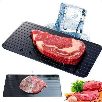 Imagem de Placa Mágica de Descongelar Carnes Vegetais Rápido e Seguro