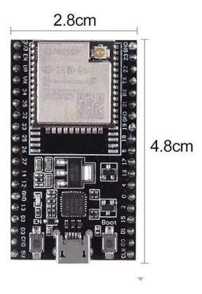 Imagem de Placa Modulo Esp32-Wroom-32U Cabo & Antena Wifi