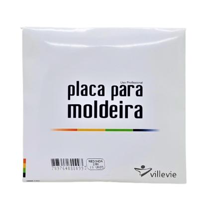 Imagem de .Placa Moldeira 1 Mm 10 Unid Redonda/ Quadrada - Villevie