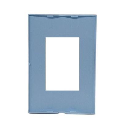 Imagem de Placa p/ 3 x modulo Sleek Sereno Azul 4x2 Margirius