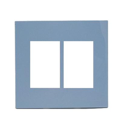 Imagem de Placa P/ 6 X Modulo Sleek Sereno Azul 4x4 Margirius