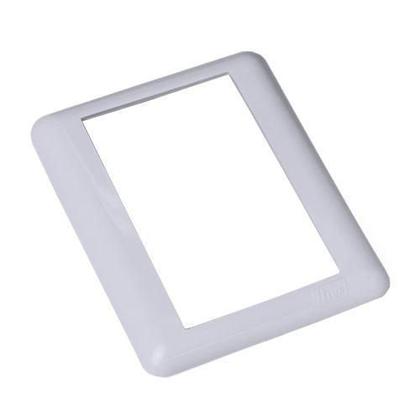 Imagem de Placa Para 3 Modulos - Blux Overlap Branco