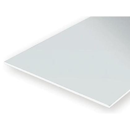 Imagem de Placa Para Maquete 15X30Cm Chapa 0,25Mm Estireno Branco Evergreen Evrg9010