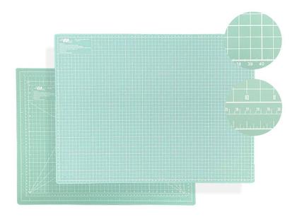 Imagem de Placa Para Mesa Base De Corte Grande 90x60 Cortador Circular 45mm Régua Inox 60cm Kit Para Patchwork