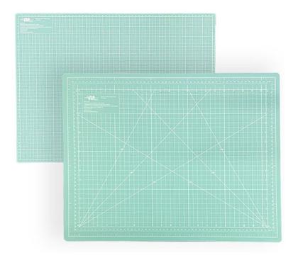 Imagem de Placa Para Mesa Base De Corte Grande 90x60 Cortador Circular 45mm Régua Inox 60cm Kit Para Patchwork