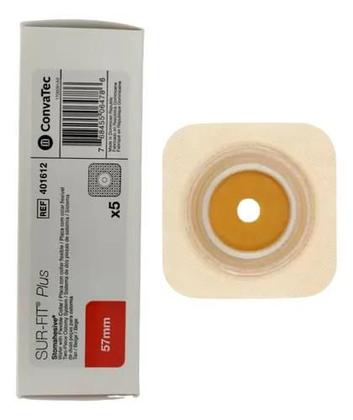 Imagem de Placa Para Ostomia Surfit Plus 57mm Com Adesivo Microporoso