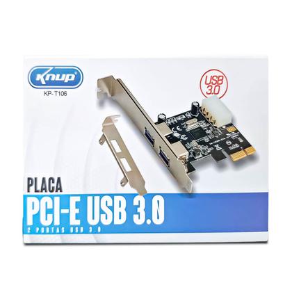 Imagem de Placa PCI-E USB 3.0 Compatível com Windows e Linux Kernel