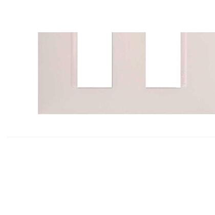 Imagem de Placa Pial Plus+ Branca 4X2 (2 Modulo Distanciado) 618506Bc