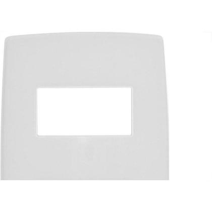 Imagem de Placa Pial Plus+ Branca 4X2 - 2 Modulos Separados - 618506Bc