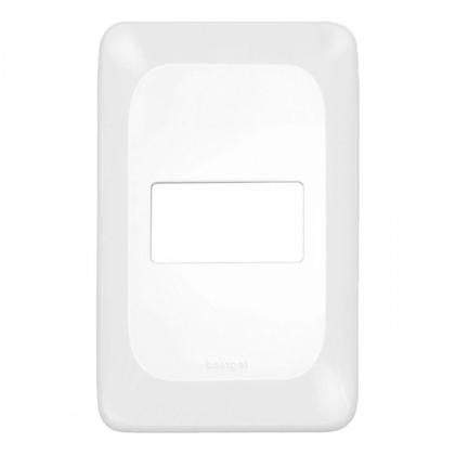 Imagem de Placa Pial Pop Branca 4X2 - 1 Modulo Lgp21