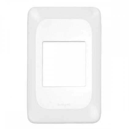 Imagem de Placa Pial Pop Branca 4X2 - 2 Modulos Juntos Lgp22