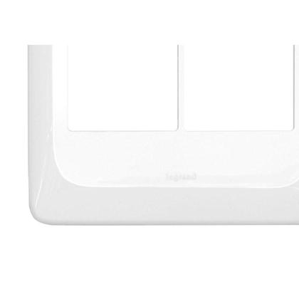 Imagem de Placa Pial Pop Branca 4X4 - 2 Modulos+2 Modulos Juntos Lgp44