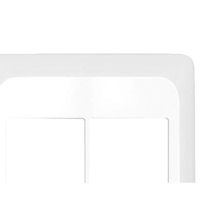 Imagem de Placa Pial Pop Branca 4X4 - 2 Modulos+2 Modulos Juntos Lgp44