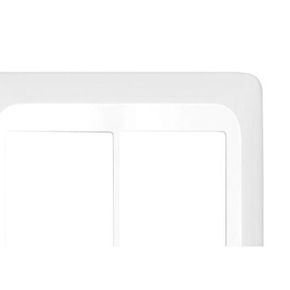 Imagem de Placa Pial Pop Branca 4X4 - 3 Modulos+3 Modulos Juntos Lgp44